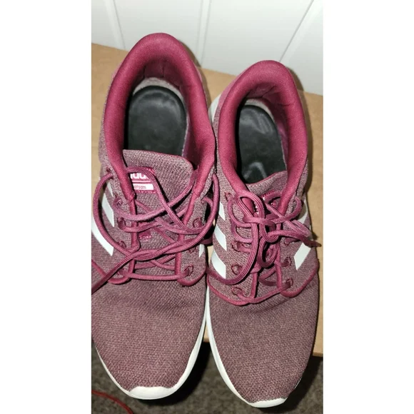 Womens Adidas cloud foam maroon size 9 shoes sneakers - Picture 4 of 6